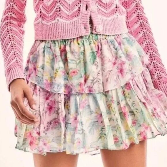 RARE Love shack fancy summer skirt - Picture 2 of 7